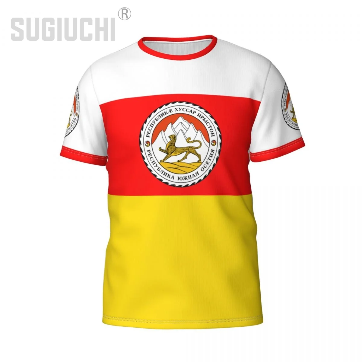 Custom Name Number South Ossetia Flag Emblem 3D T-shirts For Men Women Tees jersey team Soccer Football Fans Gift T shirt