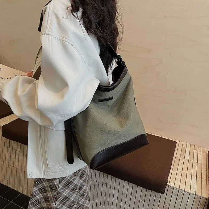 

Fashionable Vintage Diaper Bags For Women Designer Leather Shoulder Bag Elegant Minimalist Large Capacity Luxury Classic