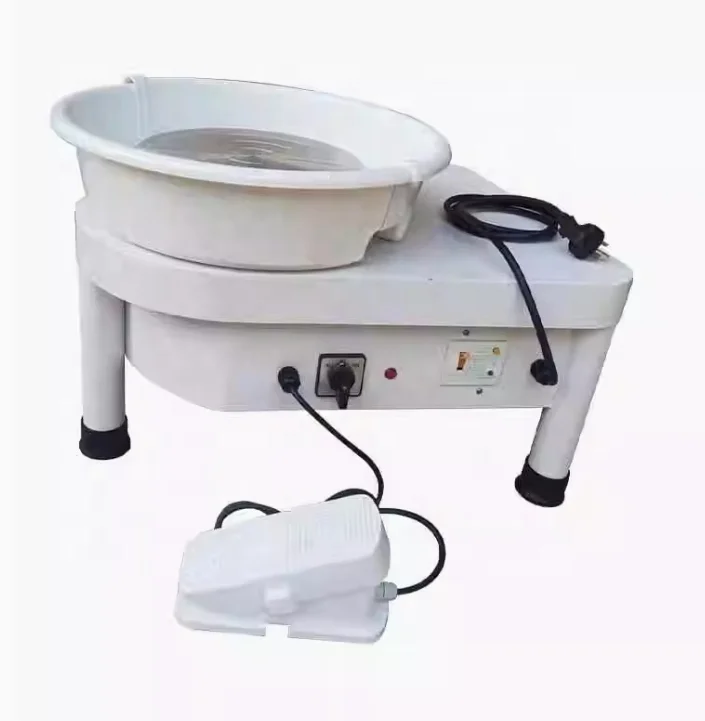Wholesale 25CM Triangle Clay Turntable Handmade Tool Ceramic Machine Work Clay Art Craft DIY 110V 350W Electric Pottery Wheel