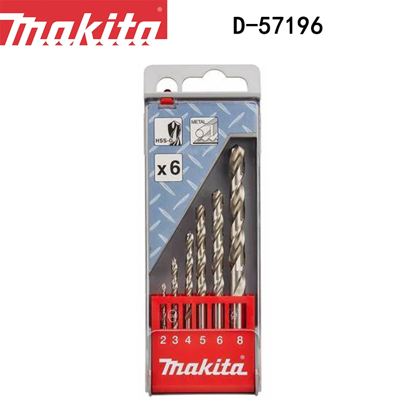 

Makita D-57196 Fried Dough Twists Drill Straight Shank Stainless Steel Metal Plate Ferroalloy 6pcs