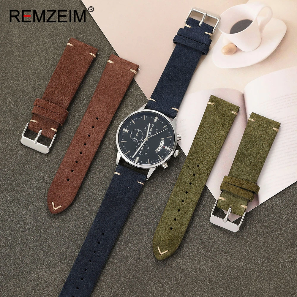 Unisexowy pasek do zegarka ze  – Suede Strap Watch recenzja i cena