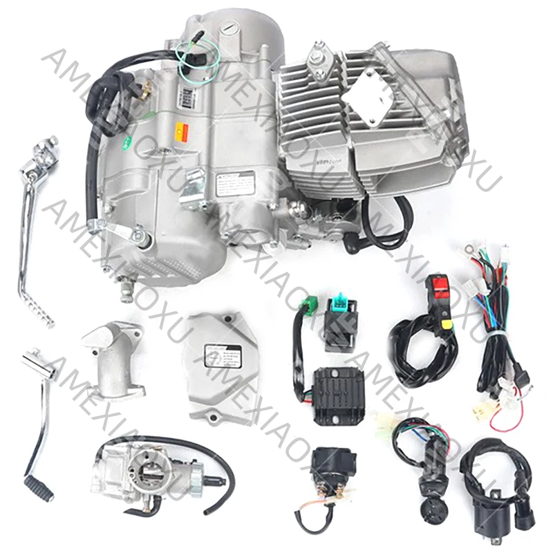 

Motorcycle Motorbike Pitbike Black Starter Assembly For Zongshen 190CC 212CC Engine AMEXIAOXU