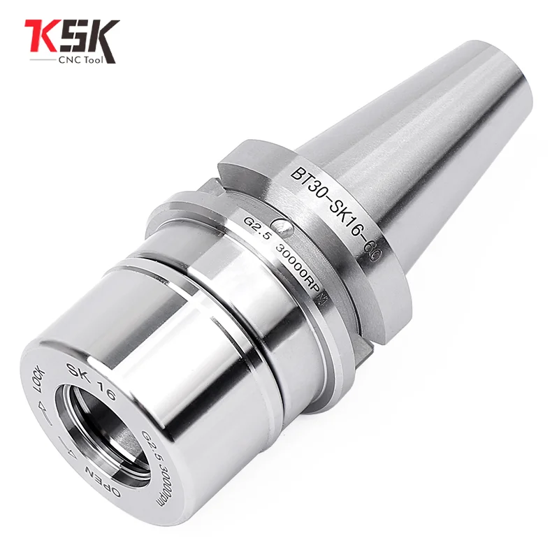 1Pcs BT30 BT40 SK10 SK16เครื่องกลึง CNC เครื่องมือผู้ถือ BT SK High Precision Milling Collet Chuck CNC เครื่องความเร็วสูง Toolholde