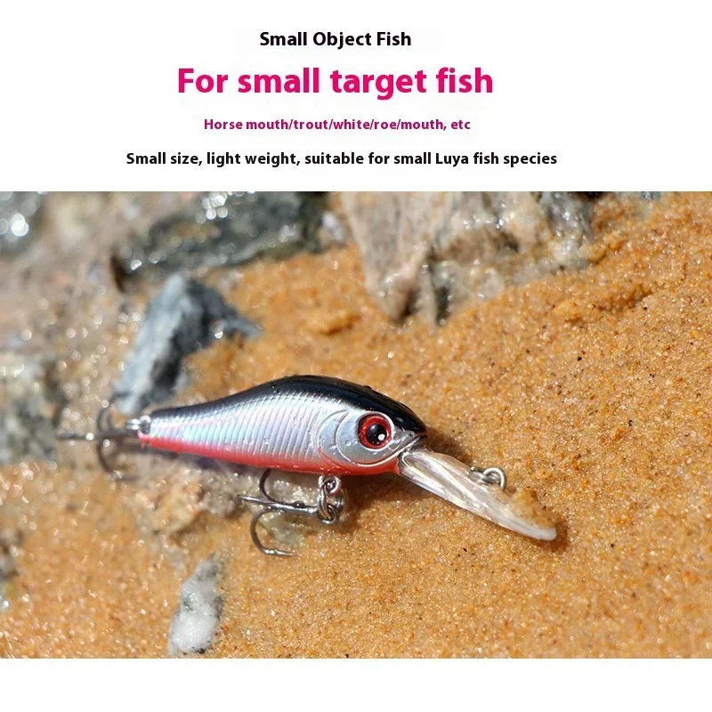 1PCS 3.5cm 2.4g Quality Minnow Lure 3D Eyes Fishing Lure Plastic Hard Bait Pesca Artificial Jig Wobblers Crankbait Fishing Bait