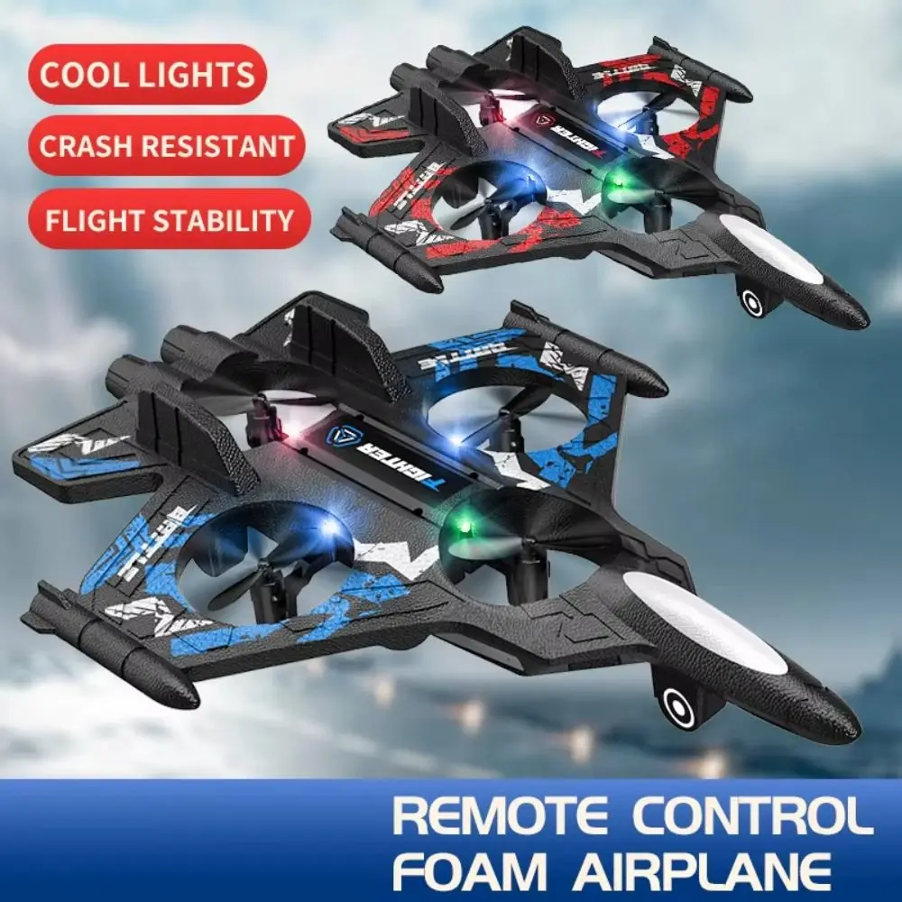 

EPP Foam Remote Control Foam Fighter Gravity Sensing RC Drones Four Motor Helicopter Toy Durable 2.4G Stunt RC Hobby Jet Plane
