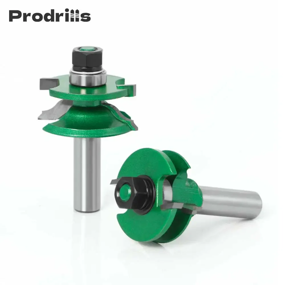 Prodrill 8/12mm Shank Router Bit Raised Panel Door Ogee Rail & Stile Woodworking Cutter Wood Carbide Groove Tongue Milling Tool