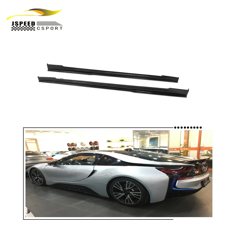 

Suitable for BMW I8 100% dry carbon fiber car side skirts 2014-2018