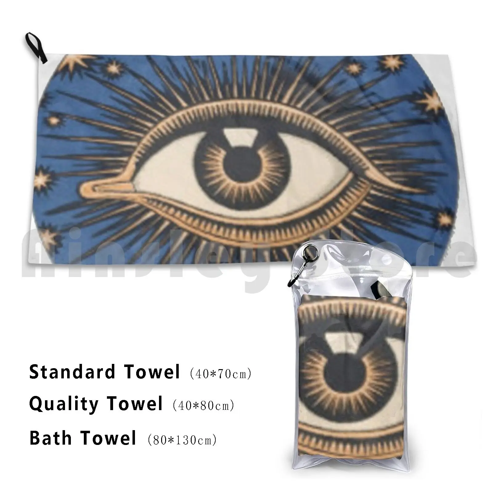 Eye. Beach Towel Quick Dry Quality Towel Mobile Case Psychedelic Trippy Lsd Acid Psilocybe Vibe Sun Moon Sun And Moon