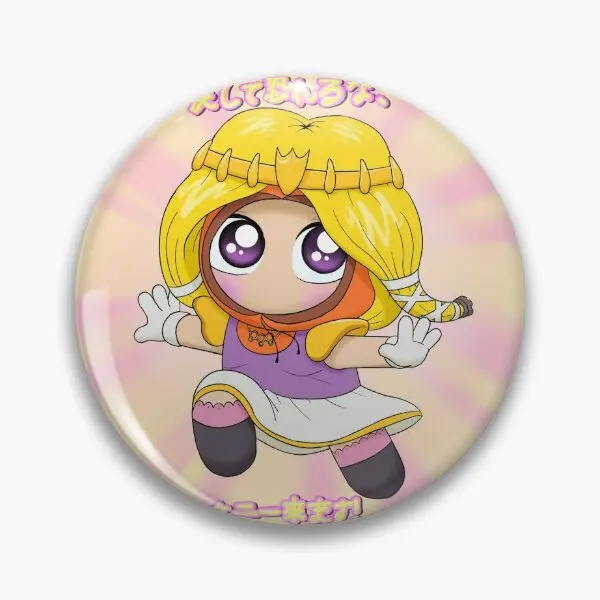 Anime Princess Kenny Sticker Or Button  Soft Button Pin Collar Women Cute Gift Decor Metal Cartoon Badge Creative Lapel Pin