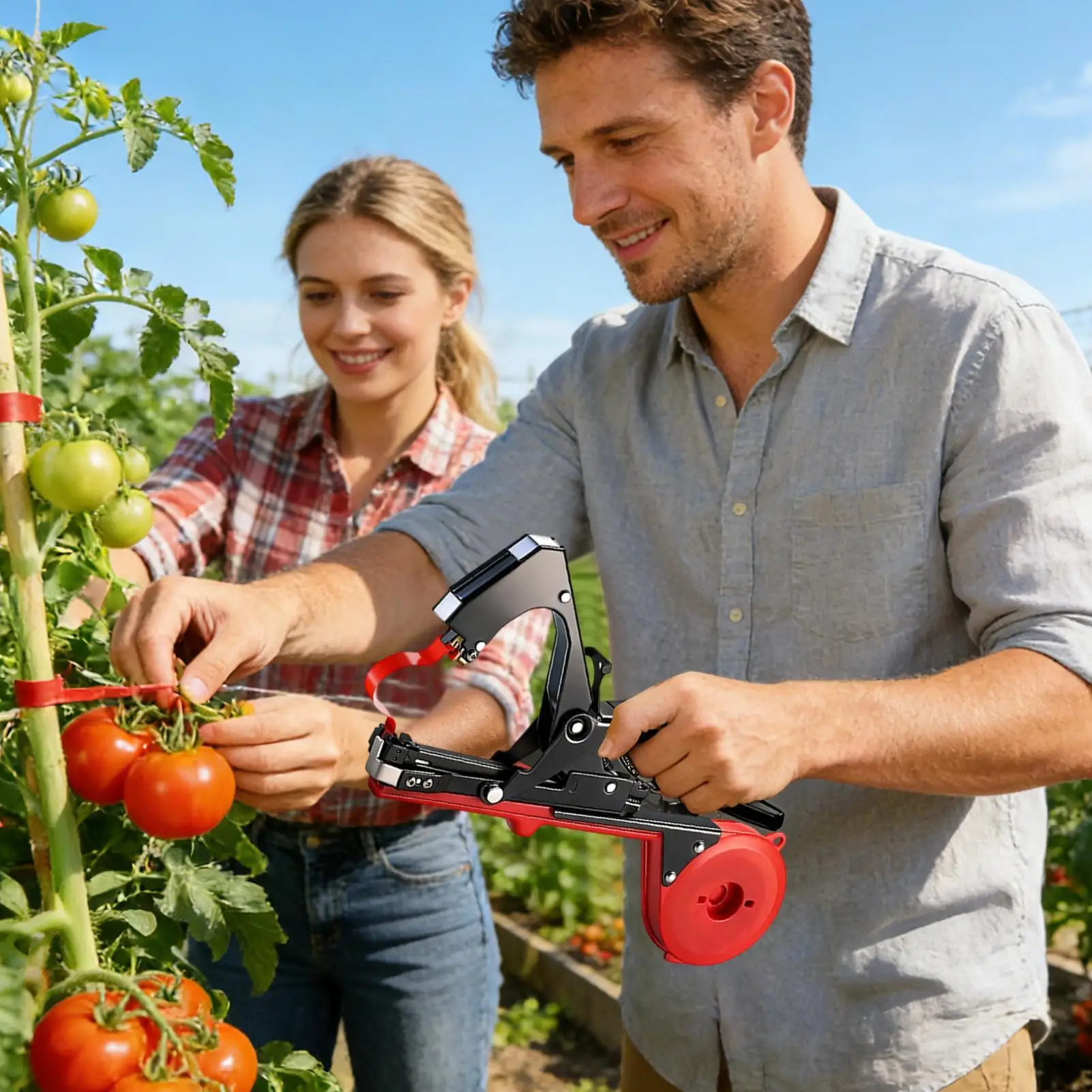 Plant Binder Machine Professional Quick Heavy Duty Ergonomic Floral Support Binding Machines For Vine Tomato Cucumber Grape