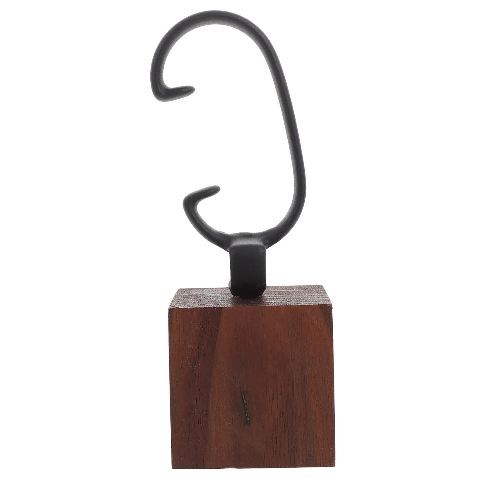 

Wood Base Watch Display Stand C Ring Style Walnut Watch Holder for Bracelets and Watches Anti Scratch Drop Resistant Stylish