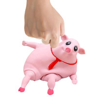 Pink Pig Squeeze Toy Creative Fidget Toy Cute Sensory Toys Decompression Toys for Kids Adults Party Favors