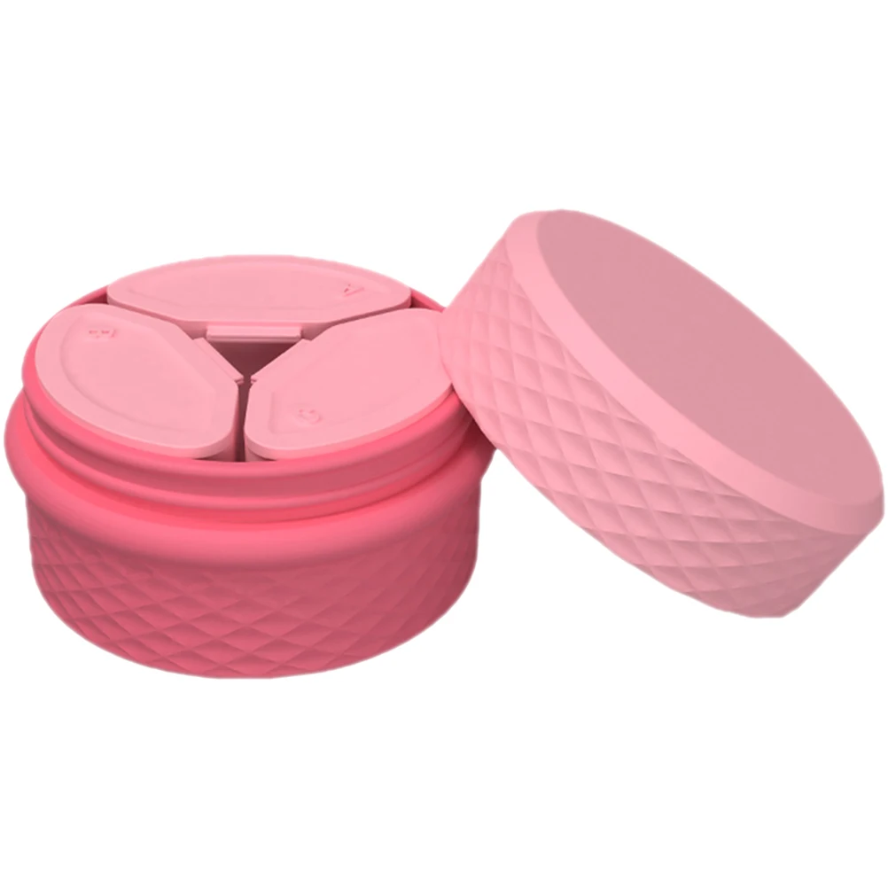 

Silicone Packaging Cream Containers Travel Size Portable Toiletries Silica Gel Makeup Small Container With