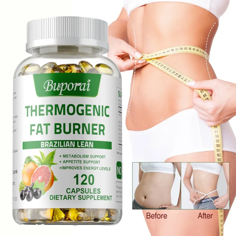 

Thermogenic Fat Burner Capsules - Appetite Suppressant, Bloating and Edema Relief