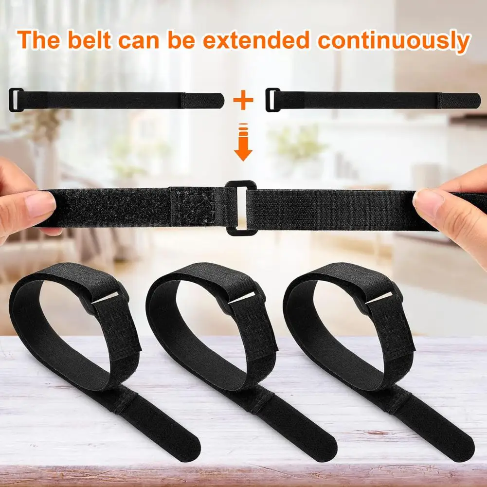 10 Pcs Reusable Bike Wheel Strap Nylon Hook & Loop cable Ties with Buckle Bike Wheel Stabilizer Straps for