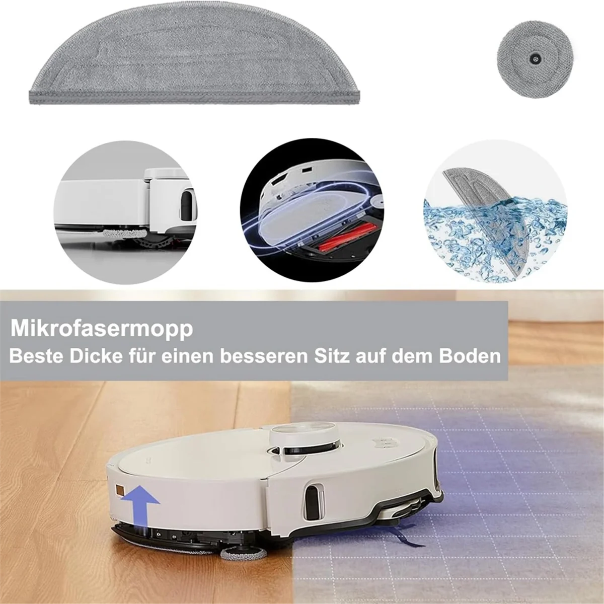 ABKR для Roborock S8 Maxv Ultra основная боковая щетка Hepa фильтр швабра тканевые мешки для пыли аксессуары для роботов-пылесосов