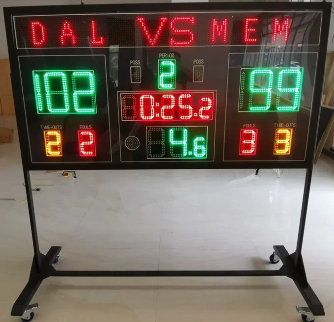 Led Basketball Scoreboard/basketball Score Board u sed at Outdoor/Indoor