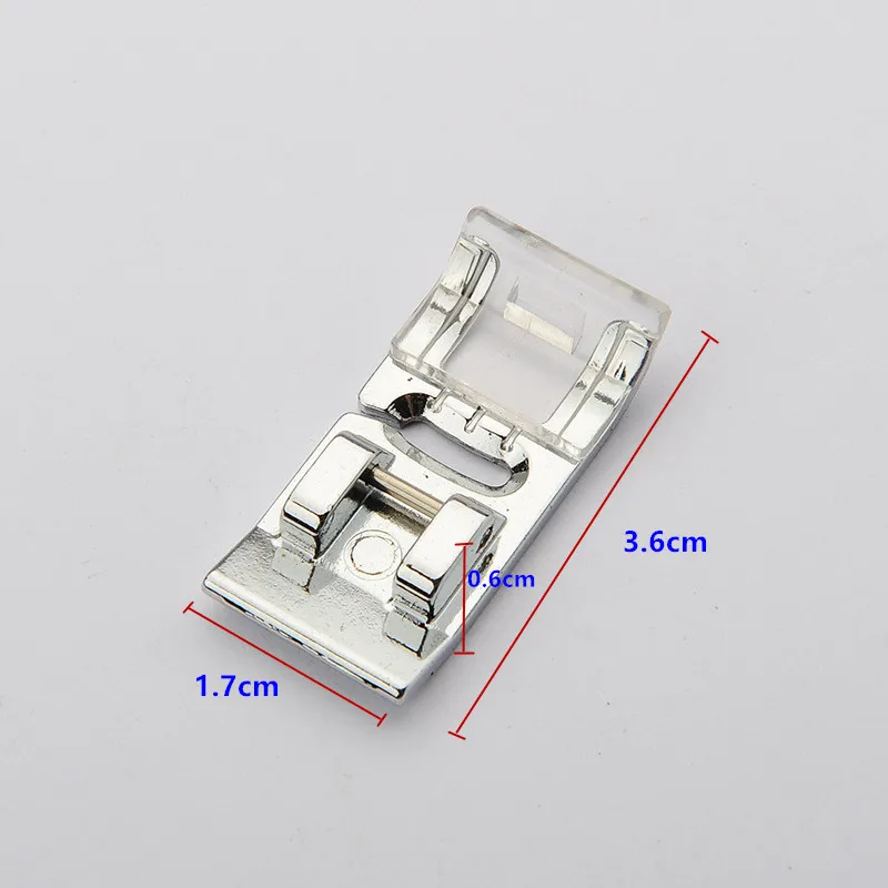 Domestic Sewing Machine Transparent Standard Presser Foot Universal Elastic Band Accessories Parts Household For Brother Singer