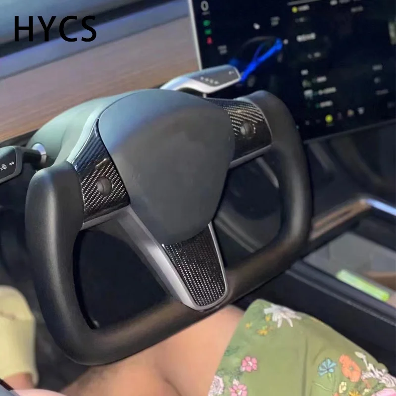 Aksesoris Interior Mobil Listrik Roda Kemudi Yoke untuk Roda Kemudi Model 3 Model Y