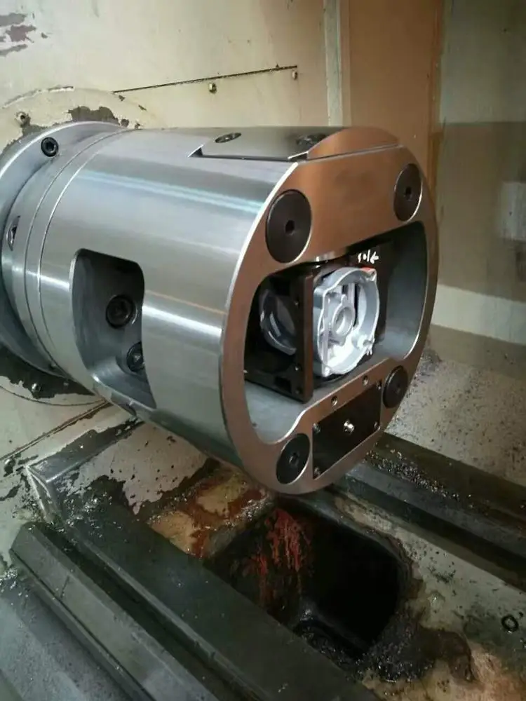 KFD 210 Hydraulic Fully Automatic Indexing Chuck for CNC Lathe Machine Three-way & Four-way Rotary Clamping Head