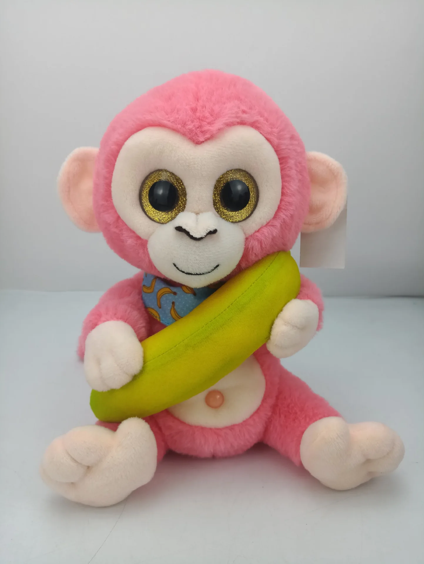 Mono de peluche electrónico, Robot interactivo, Animal parlante, Control de sonido, mascota con LED, ojos brillantes, lindo juguete divertido para niños, regalo