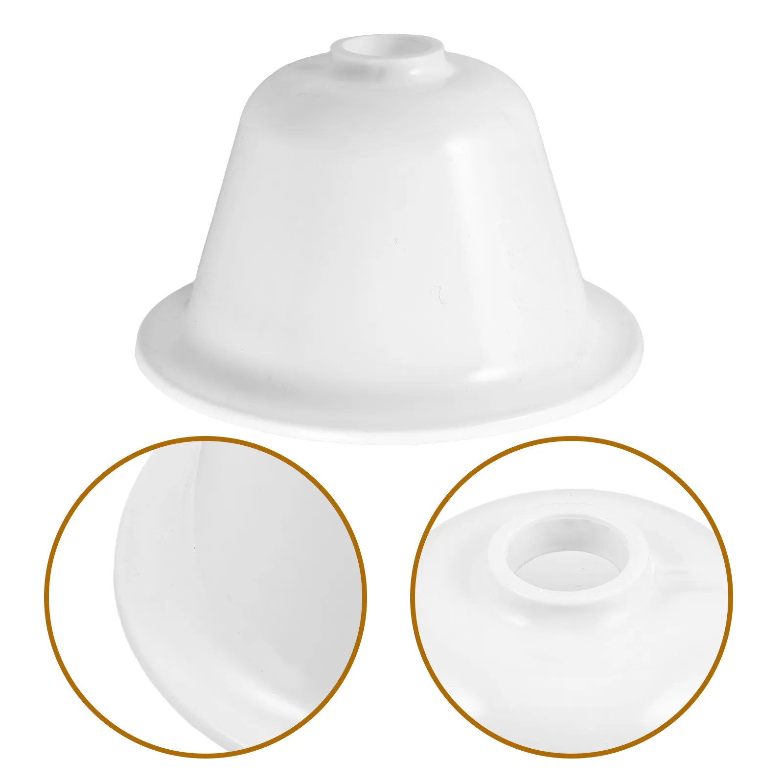 

Plastic Ceiling Fan Grime Canopy Dust Shield for Indoor Fans Universal Mounting Design Minimalist Aesthetic Ceiling Fan