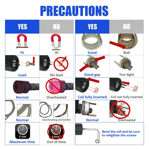Magnetisk induktionsvärmare, handhållet skruvborttagningsverktyg, precisionsinduktiv värmare för bultar och rostiga skruvar 6 best sales induktionsvärmare - №5