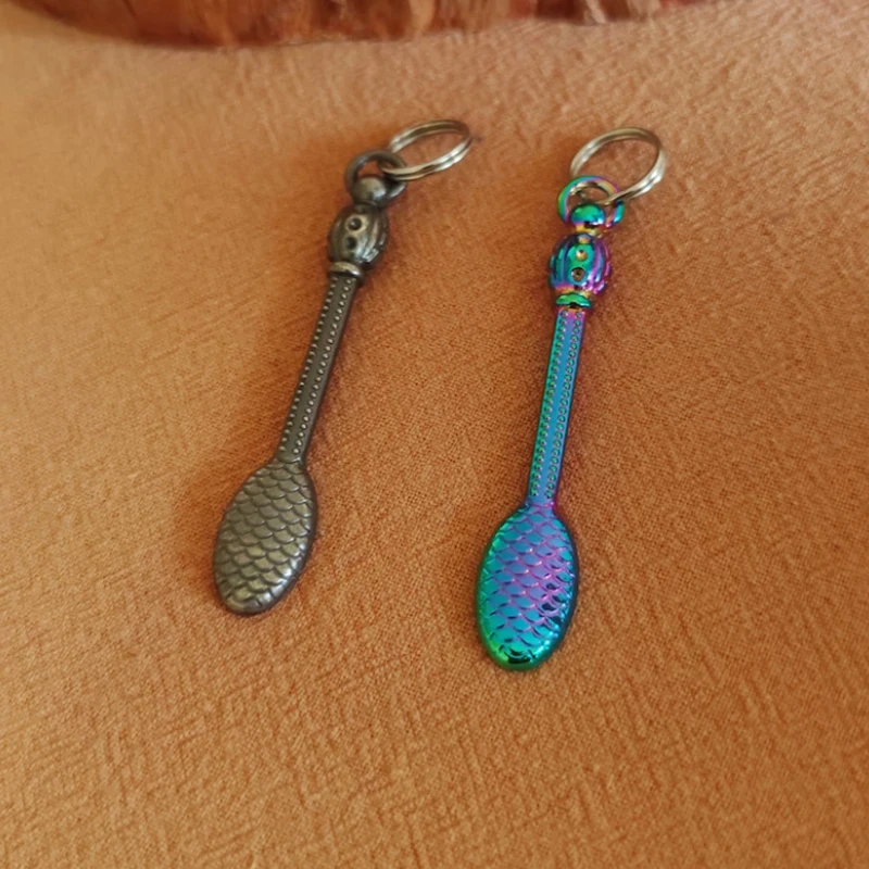 2 قطعة جرة مخبأة معدنية مع ملعقة الفولاذ المقاوم للصدأ زجاجة حبوب منع الحمل حاوية مختومة يمكن اكسسوارات المنزل #2