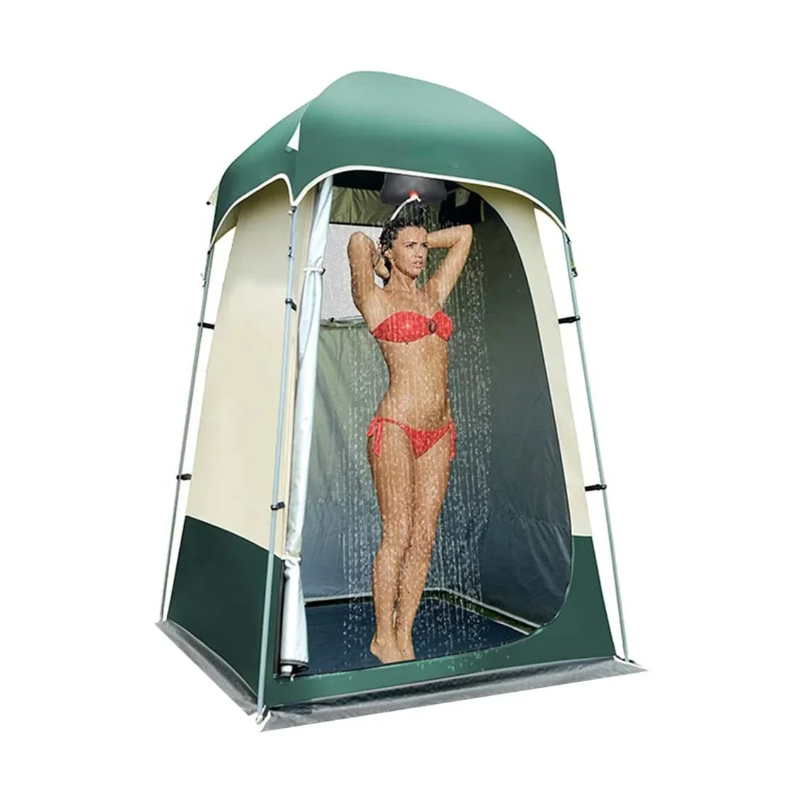 

Portable Outdoor Shower Room, Pop Up Privacy, Double Sailor Bucket, Changing Clothes, Car Awning