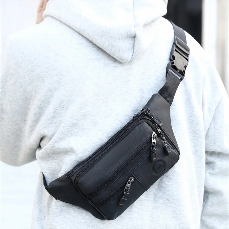 New Unisex Waterproof Waist Bag Pack Male Belt Pouch Ladies Kangaroo Hip Phone Work Purse - Travel Gear for Men and Women