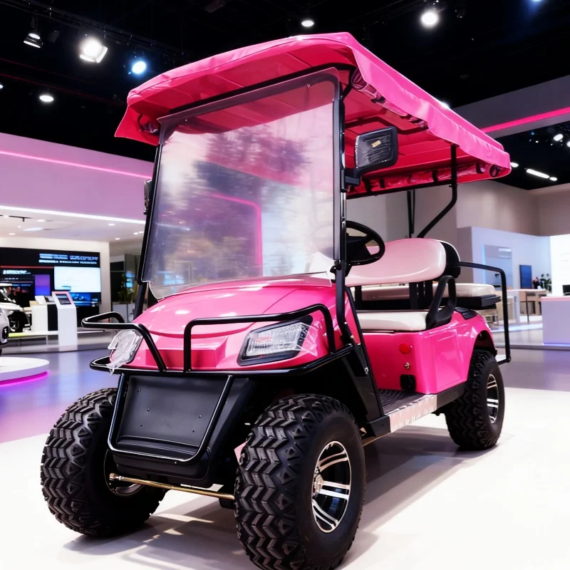 Latest Style Multifunction 60V 72V Lead-Acid Battery And Lithium Battery Optional Powered Golf Trolley Electric Golf Cart