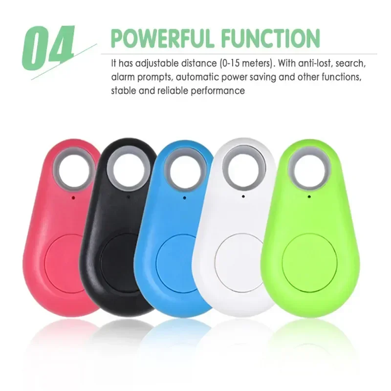 Wireless Alarm Smart Tag Key Locator Keychain Tracker, Mini Anti - lost Whistle, Things Tracker with Whistle Sound and LED Light
