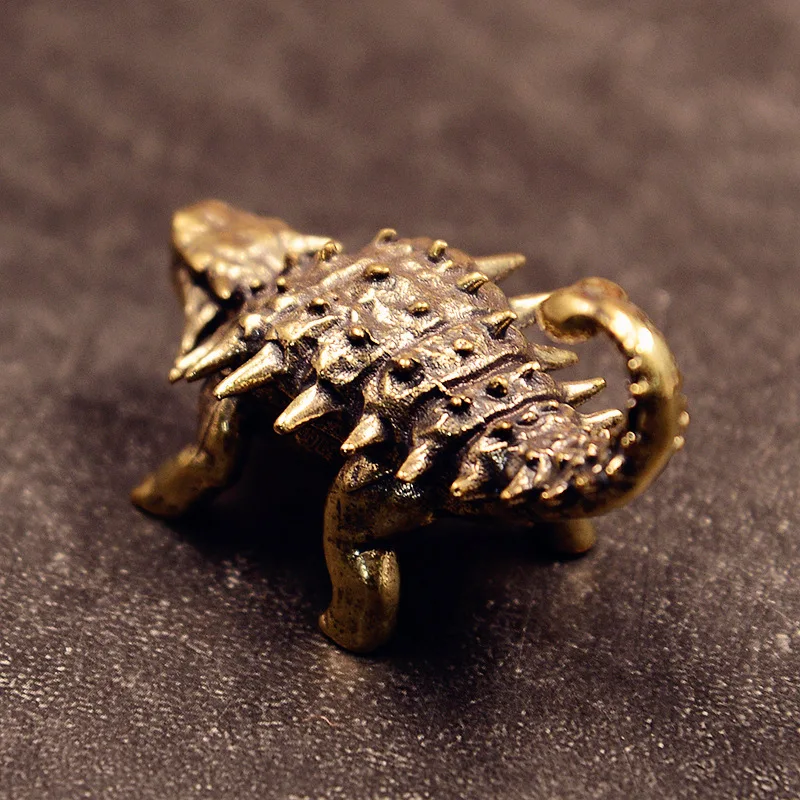 Brass Armor Dragon Ornament Jurassic Crafts Living Room Office Home Creative Decoration Desktop
