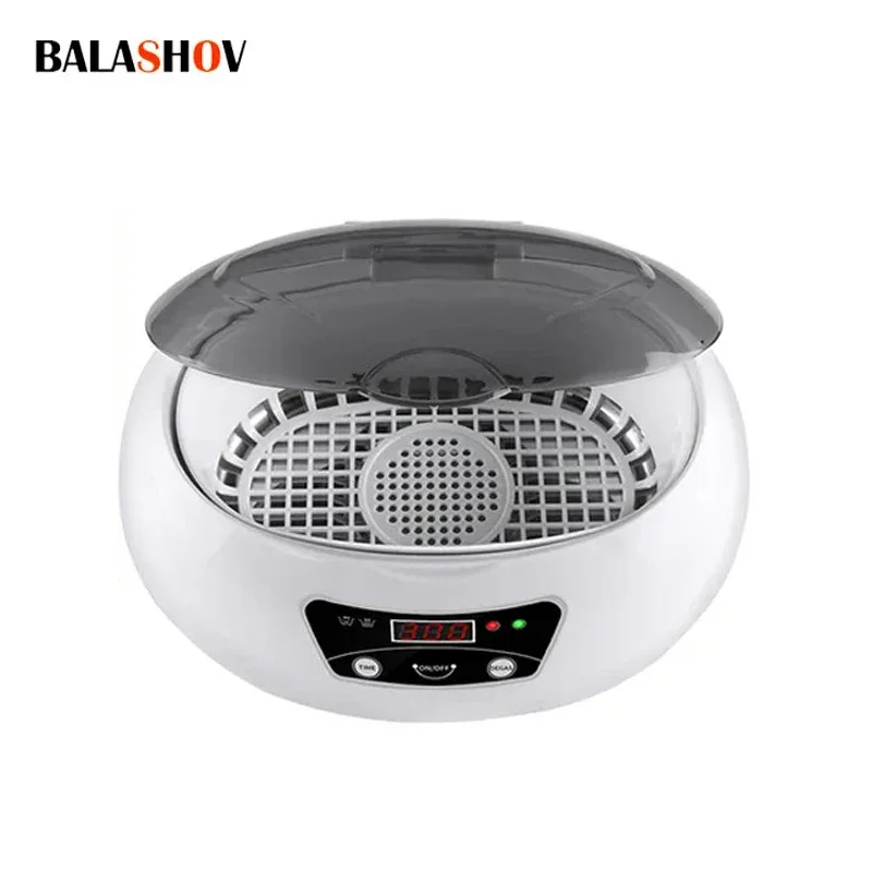 600ml Ultrasonic Cleaner Bath Timer for Jewelry Parts Glasses Manicure Stones Cutters Dental Razor Brush Ultrasound Sonic Boxc