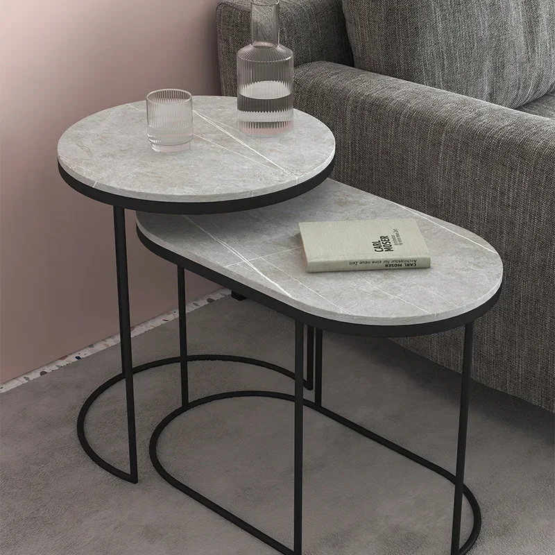 

#simple wind living room sofa side cabinet household telescopic side small tea table side table