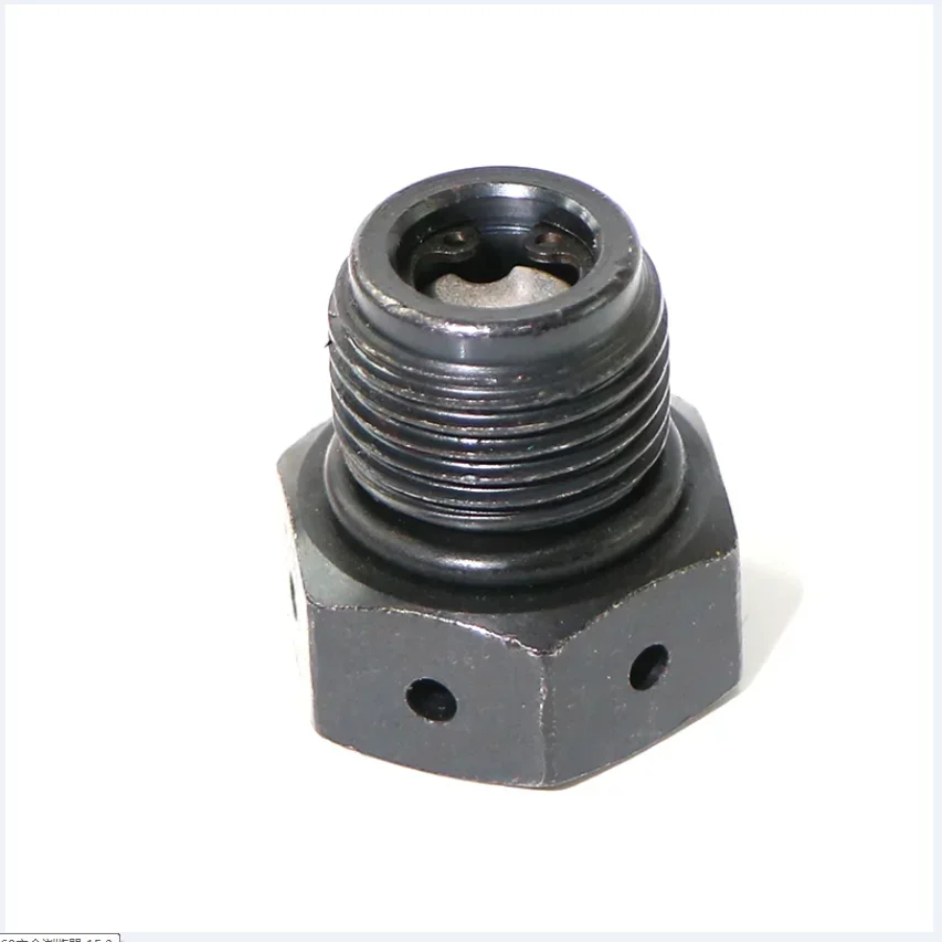 Excavadora martillo roto válvula de nitrógeno cabeza de pistola boquilla de llenado de nitrógeno 68 75 85 100 135 cabeza de pistola tornillo de escape válvula de aire
