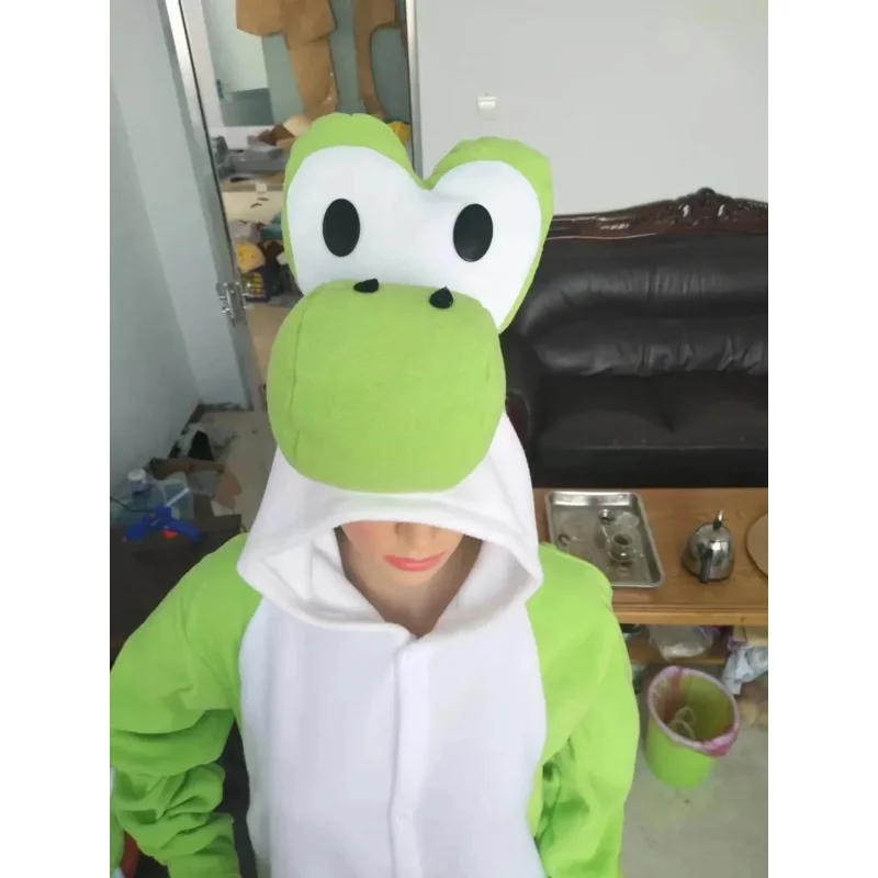 A Bear House Anime Costume Adult Onesies Pajamas Cartoon Pyjamas Kigurumi Yoshi Cosplay Costumes Sleepsuit Animalp1p2t 2025 New