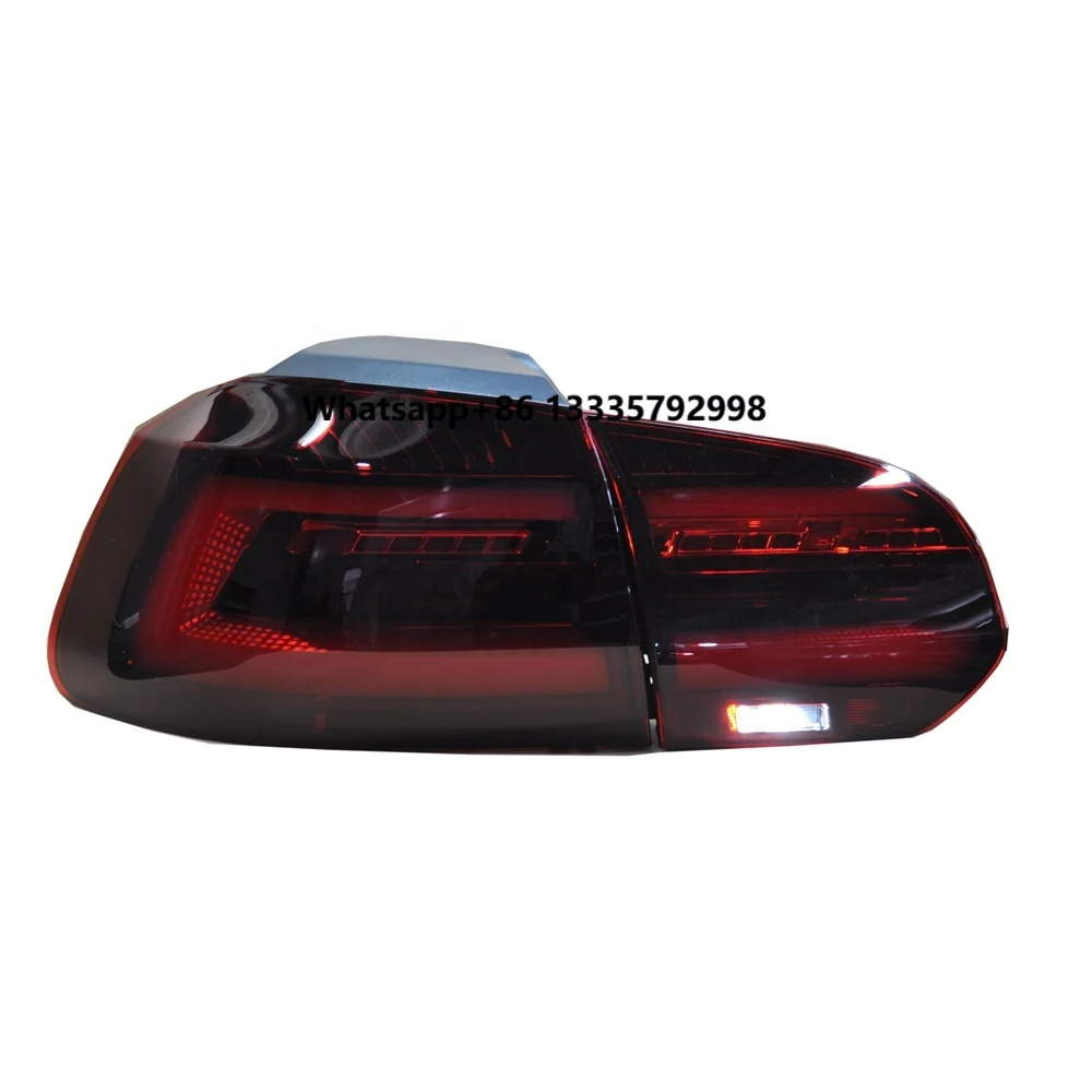 

Car Led Tail Light Lamp Dynamic Signal Rear Lamp for V-W Go-lf 6 Led TAIL LIGHT 2009-2013 Upgrade Go-lf 8 Style