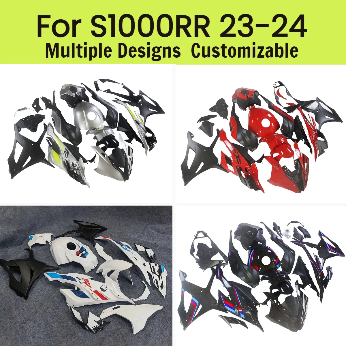 

For BMW S1000RR 2023 2024 Cool Fairing Kit S 1000RR 23 24 ABS Plastic Cowling Motorcycle Injection Fairings