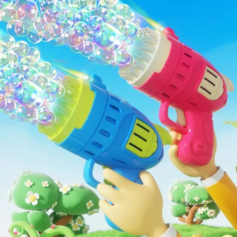 Pistolet à bulles pour activités de plein air d'été, jouet, cadeau de vacances