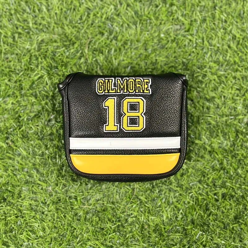 Golf Club Head Cover, Golf Putting Cover, Digital '18' Design, Stylish Golf Accessory Head Cover, Dustproof and Durable