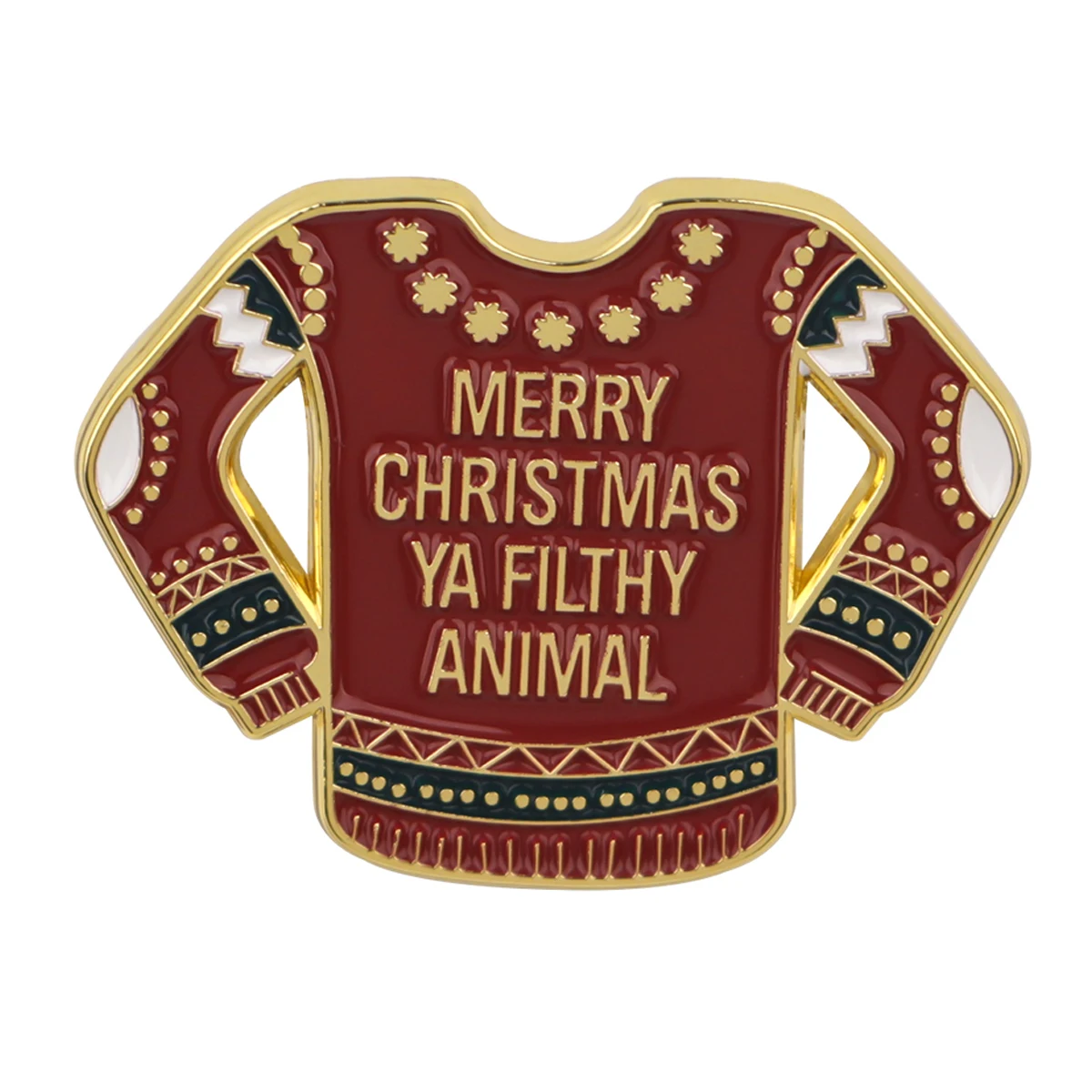 Christmas Sweater Enamel Pin Comedy Movie Brooch Pines Lapel Pins Badge on Backpack Clothing Accessories Fashion Jewelry Gift - Image 5