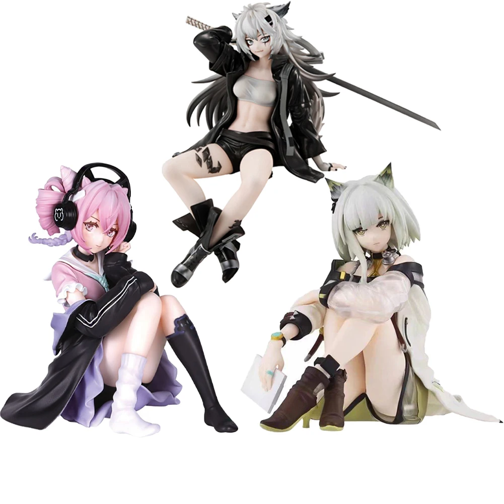 

Anime Figures Pretty girl Eureka Kal'tsit Noodle Stopper Action Figures model Collection Desk Decora Lappland figurine Toy Gift