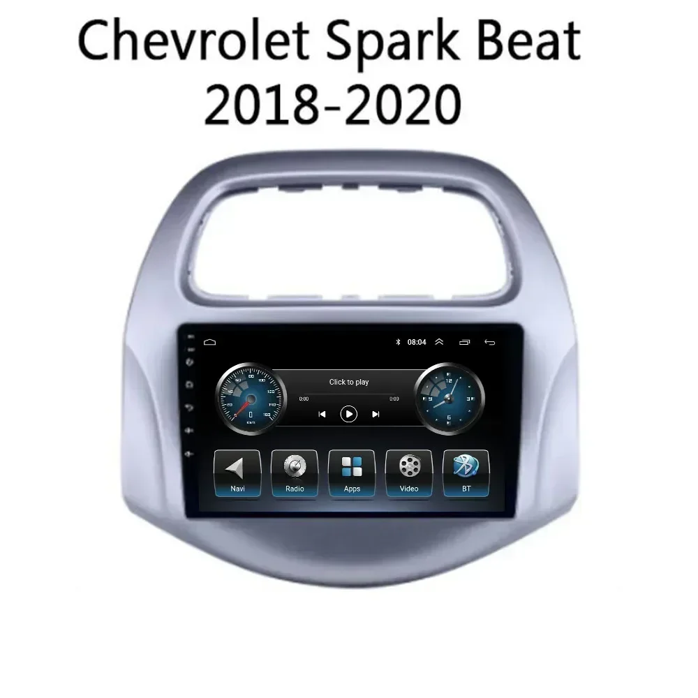 

Автомобильный радиоприемник Android 13 для Chevrolet SPARK Beat 2019 2020-мультимедийный плеер 2 din Carplay стерео GPS DVD головное устройство камера