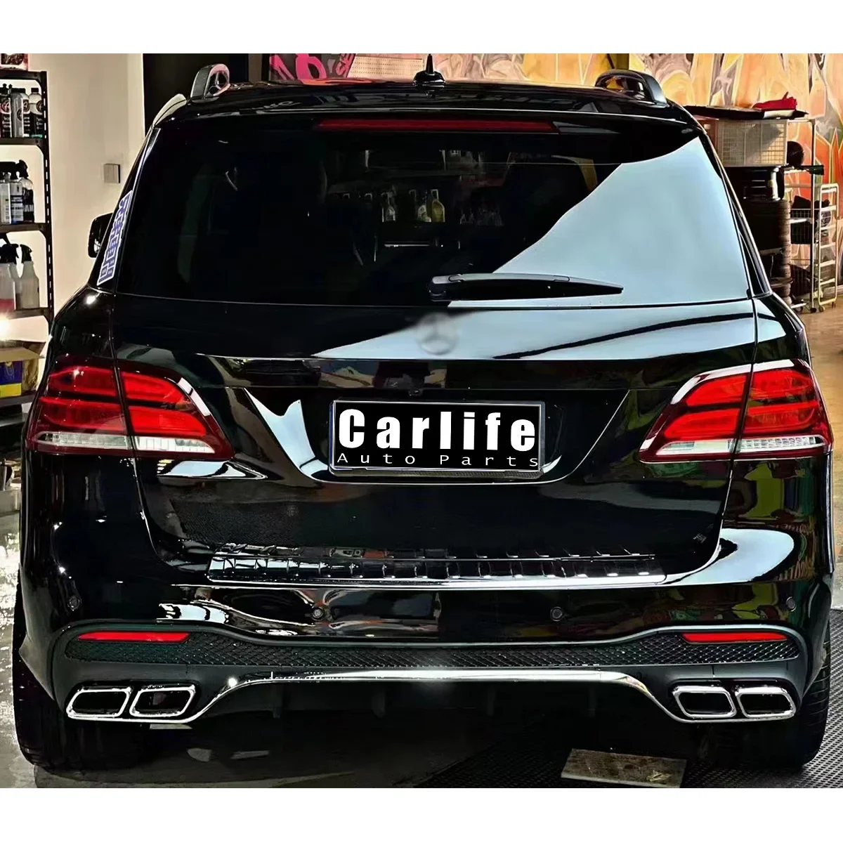 First-rate quality bumpers bodykit for Mercedes Benz ML class W166 2012-2015  change to 2019 GLE63 AMG assembly.