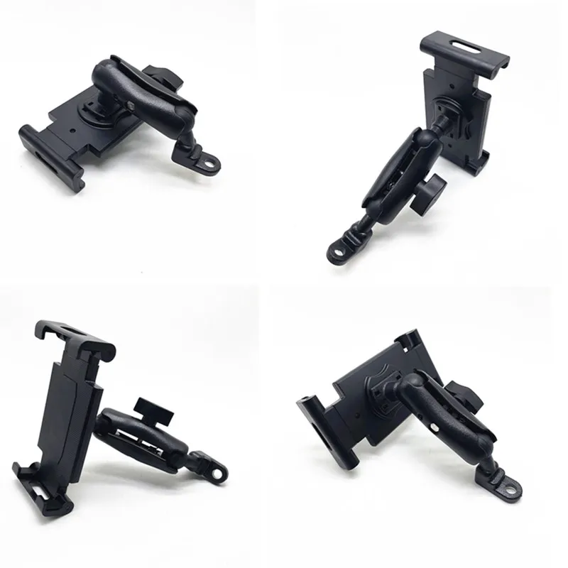 Soporte para tableta con manillar, soporte para teléfono móvil y tableta para bicicleta, soporte de montaje con mango ajustable, dispositivos de 4,5-12,3"