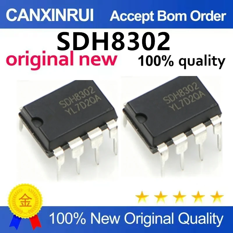 (5-100pieces)Original brand new SDH8302 DIP8 direct insertion switch power IC chip electromagnetic stove switch power module