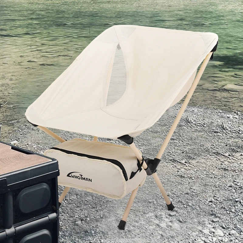 Moon Chair Portable Foldable Outdoor Detachable Camping Chair Beach Fishing Chair Lightweight Easy to Carry Picnic Travel Chair