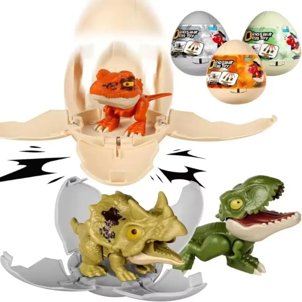 Simulation Animal Dinosaur Egg Toy Deformed Design Transforming Feature Transforming Dinosaur Movable Joints