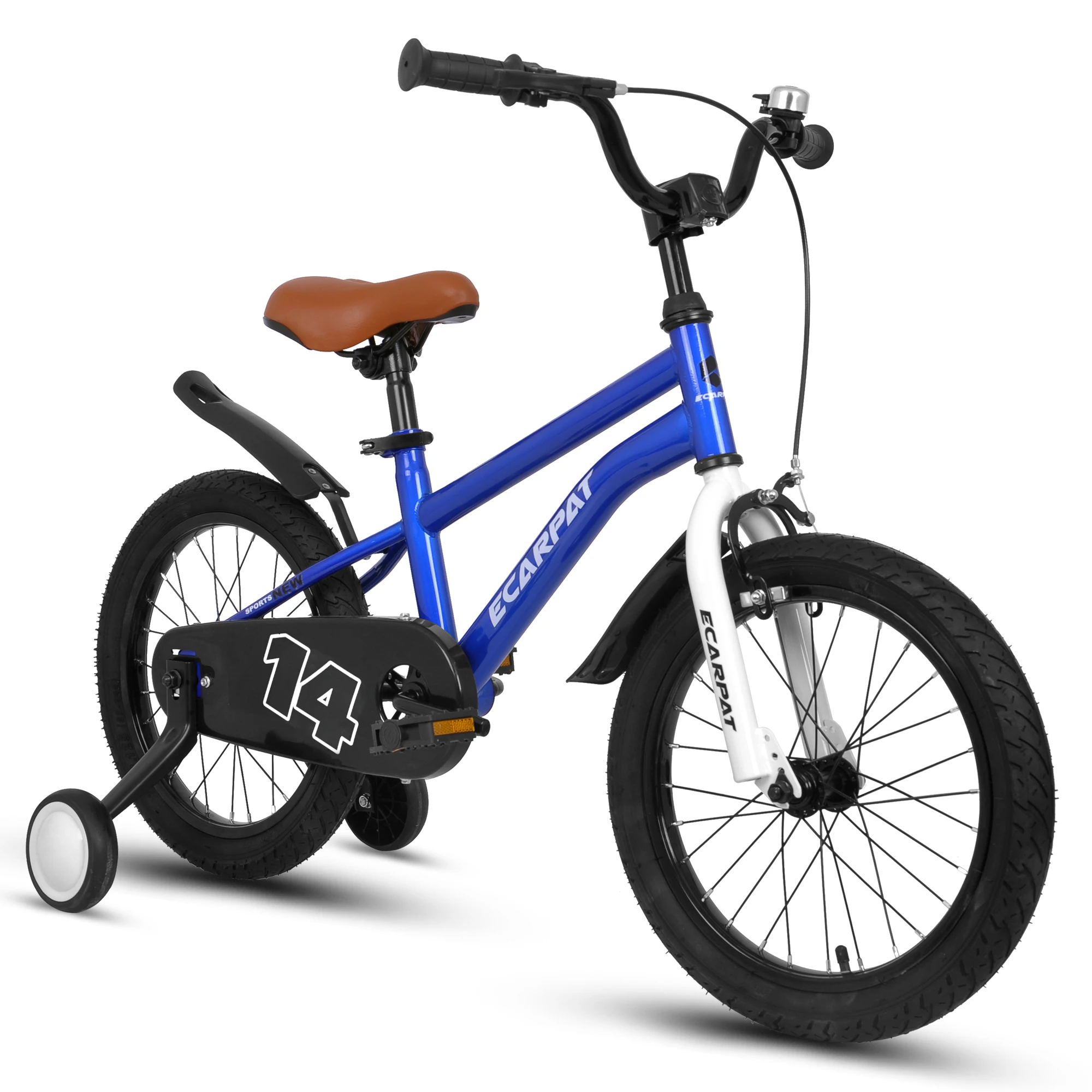 A14114/A16114 Kids Bike 14 Inch For Boys & Girls With Training Wheels, Freestyle Kids' Bicycle.